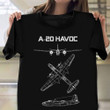 Douglas A-20 Havoc T-Shirt Night Fighter WW2 Shirts Daddy Presents