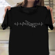 Airplane Heartbeat Shirt Plane Lover Vintage T-Shirt Design Great Grandpa Gifts