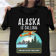 Alaska Is Calling The Sky Not The Limit Shirt Retro Graphic Flying T-Shirt Him Gifts