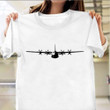Lockheed C-130 Hercules Shirt Retro Graphic Tees Gifts For Aviation Lovers