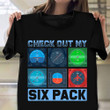 Check Out My Six Pack Shirt Funny Pilot T-Shirt Aviation Gift Ideas