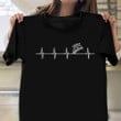Heartbeat Rollercoaster T-Shirt Design Gifts For Roller Coaster Lovers Best Friend
