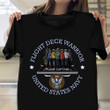 Flight Deck Warrior Plane Captain United States Navy Shirt Navy Veteran Pilots Clothing