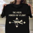 The Four Forces Of Flight Dreams Money Reality FAA Shirt Aircraft Pilots Clothing Gift