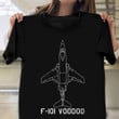 F-101 Voodoo Jet Fighter Plane Classic USA Warplane Gift Premium T-Shirt