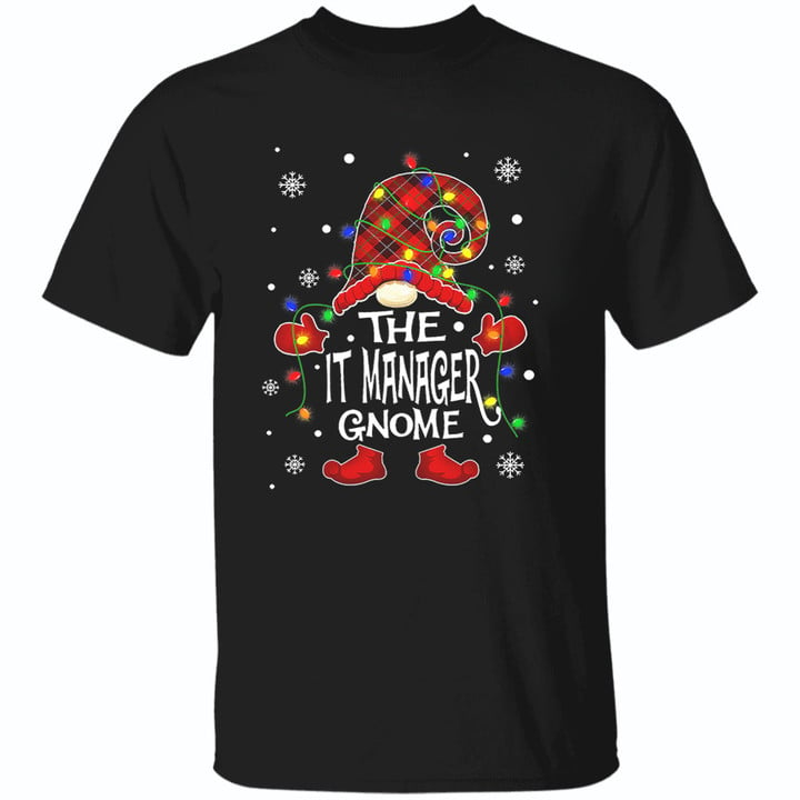 The IT Manager Gnome Christmas T-Shirt Best Christmas Gifts For It Professionals