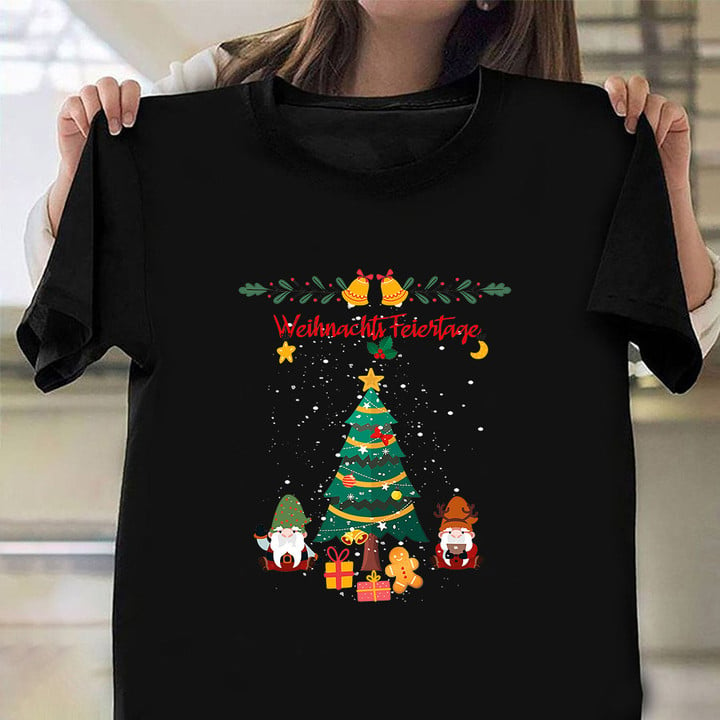 Weihnachtsfeiertage Gnome T-Shirt Christmas Vacation Shirt Ideas
