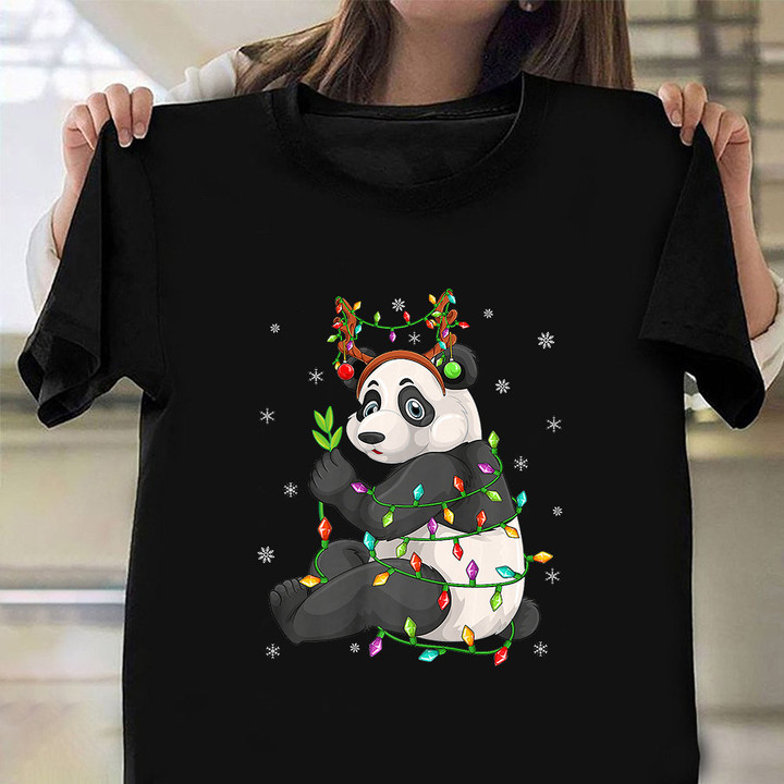 Panda Christmas Shirt Panda merchandise Cute Christmas Gifts For Boyfriend Girlfriend