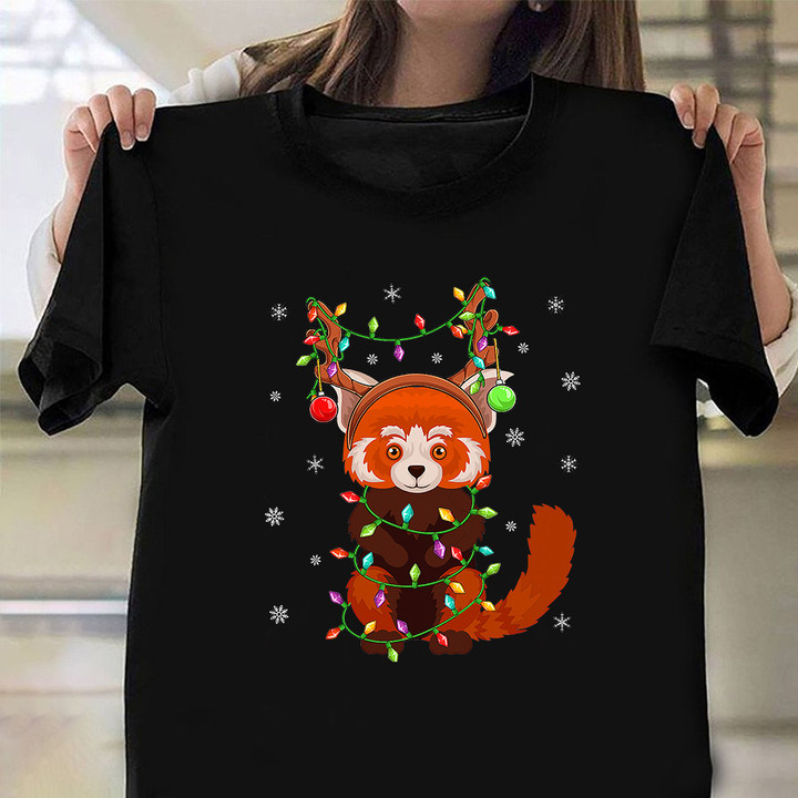 Red Panda Christmas Shirt Christmas Gifts For Dad From Daughter 2021