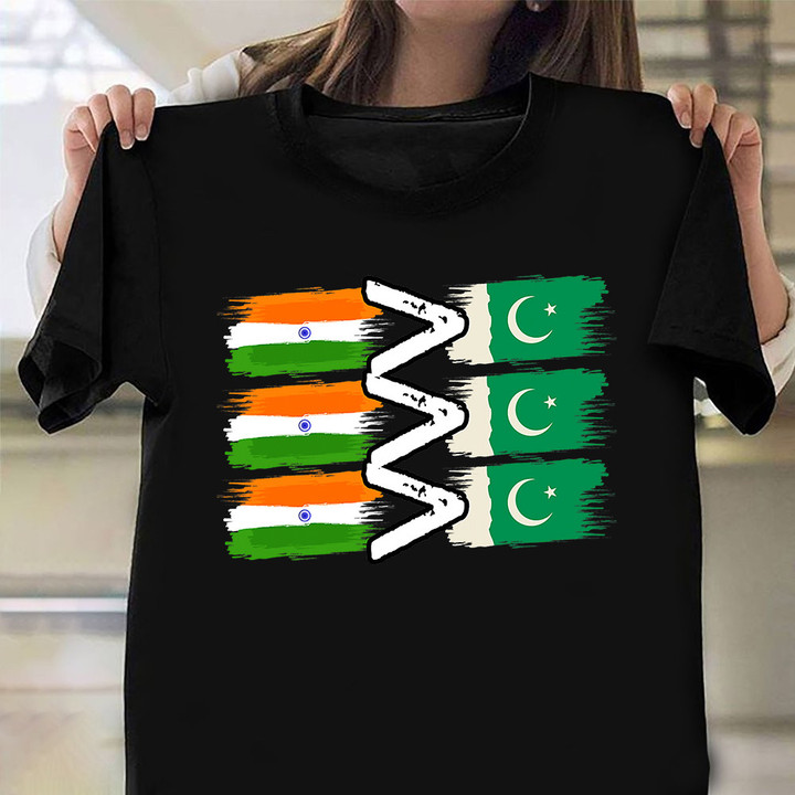 India Over Pakistan Indian Cricket Shirt Funny Support Indian Cricket Team Gifts For Fan