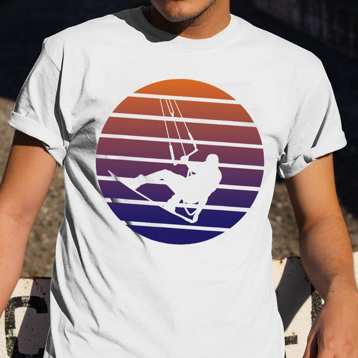 Kitesurfing Player Shirt For Mens Graphic Tee Shirt Gifts For Kitesurfers