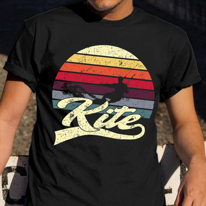 Kite Shirt Extreme Sports Vintage Surf Tee Best Gifts For Surfers 2022
