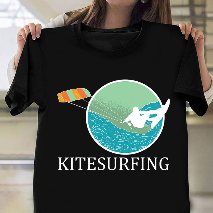Kitesurfing Shirt Wind Surfer Ideas T-Shirt Cool Presents For Teens