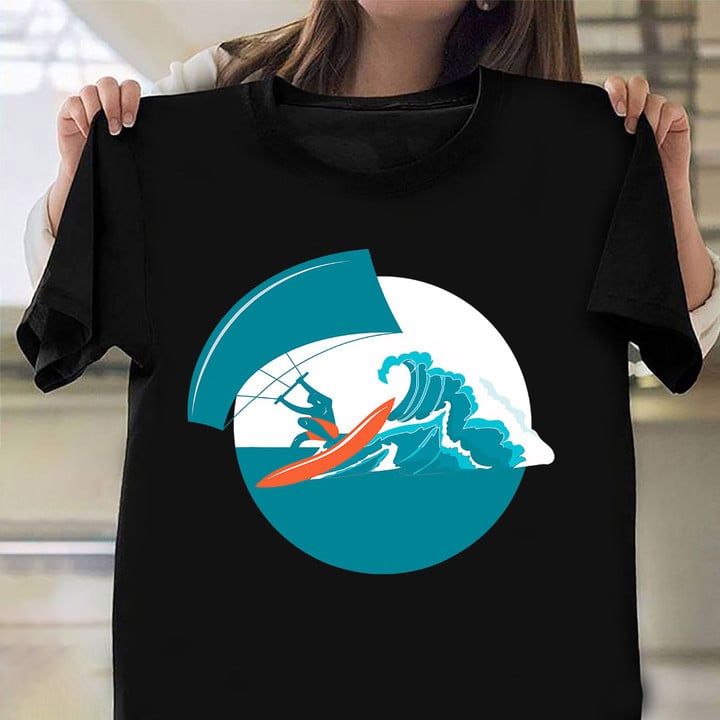 Waves Kitesurfing Shirt Sports Player Graphic T-Shirt Good Gifts For Surfers