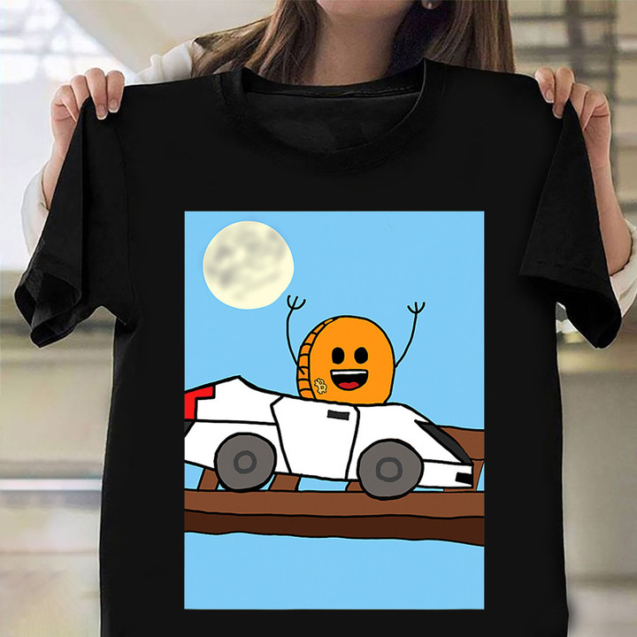 Bitcoin Ride Roller Coaster Shirt Funny Graphic T-Shirt Gifts For Roller Coaster Lovers