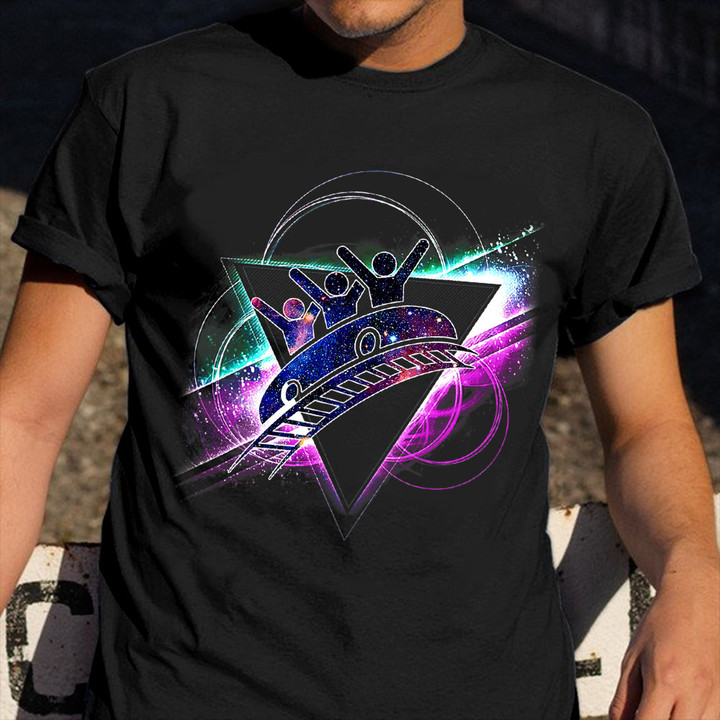 Roller Coaster Shirt Galaxy Art Fans T-Shirt Roller Coaster Themed Gifts