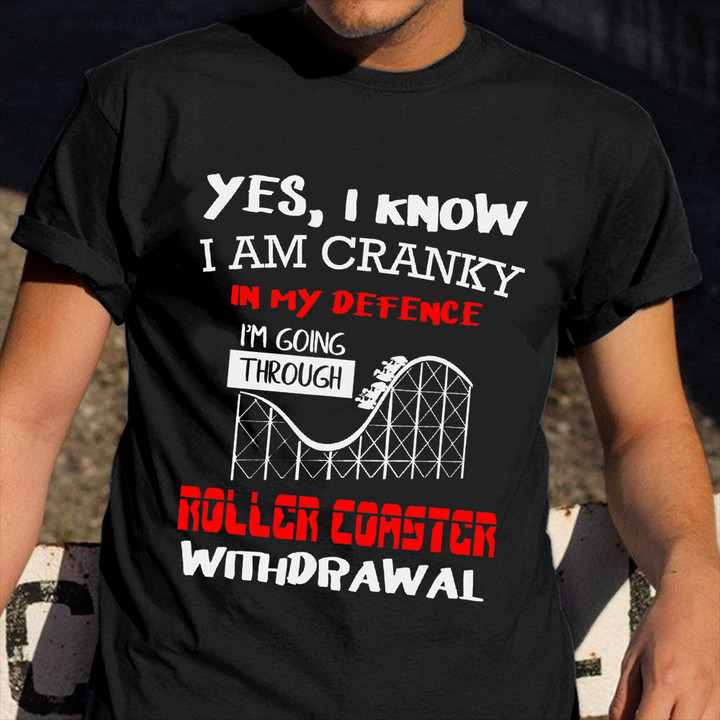 I'm Going Through Roller Coaster Withdrawal Shirt Roller Coaster Love Quote T-Shirt Gift