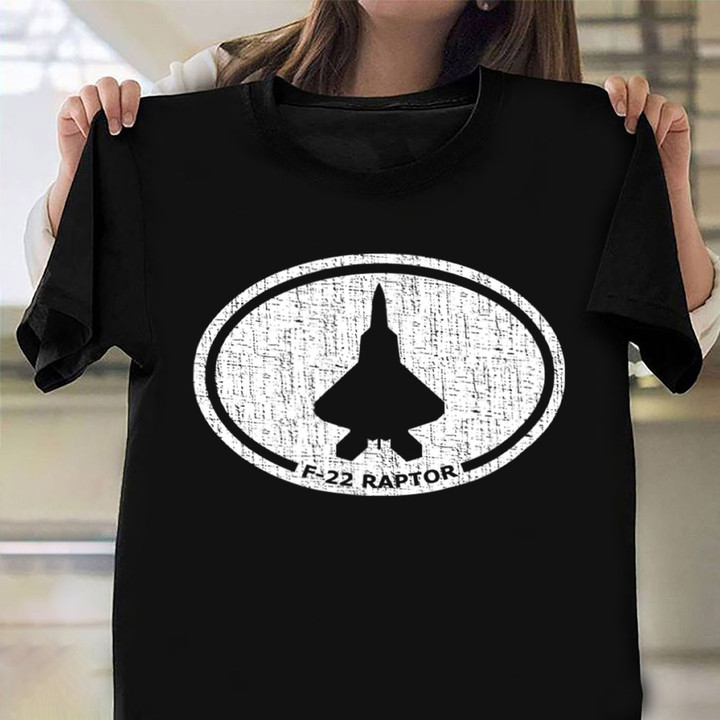 F-22 Raptor Stealth Aircraft Shirt Vintage Graphic F 22 T-Shirt Aviator Gifts