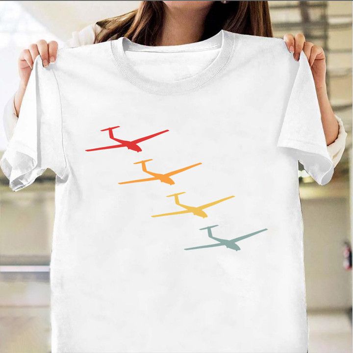 Glider Aircraft Shirt Leisure Activity Gliding Sport Aviation T-Shirt Gift For Him