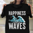 Happiness Is Kiteboarding Shirt Water Sport Vintage Tee Great Gifts For Surfers
