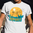 Kite Girl Shirt Extreme Sports Surf Tee Shirts Funny Surfer Gifts