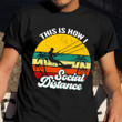 This Is How I Social Distance Shirt Kite Surfer Funny T-Shirt Gift For Brother