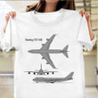 747-100 Airplane Shirt Retro Graphic Plane T-Shirt Gift For Father