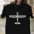 Aviation Alphabet Shirt Plane Design Letters T-Shirt Gifts For Papa