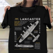 Avro Lancaster Shirt Heavy Bomber WWII T-Shirt Good Gifts For Step Dad