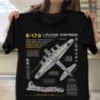 B-17 Flying Fortress Shirt Heavy Bomber Aviation T-Shirt Good Gifts For Uncles