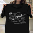 Blackburn Skua Info Shirt Dive Bomber Graphic Tee Gifts For Airplane Lovers