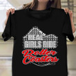 Real Girls Ride Roller Coasters Shirt Fun Adventure Best T-Shirt Gift Ideas For Niece