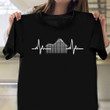 Roller Coaster Heartbeat Shirt Vintage Graphic T-Shirt Men Women Gift