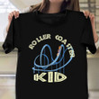 Roller Coaster Kid Shirt Thrill Adventure Amusement Park T-Shirt Fun Gifts For Teens