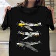 Military German Ww2 Fighter Messerschmitt Bf109 Warplane Shirt Gifts For Airplane Lovers