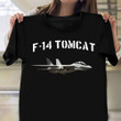 Grumman F-14 Tomcat Carrier Fighter Shirt USA Fighter Plane T-Shirt Best Aviation Gifts