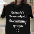 Messerschmitt BF-109G WWII German Airplane Shirt WWii Air Force Gifts For Veterans