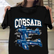 Vought F4U Corsair Shirt World War II Fighter T-Shirt Aviation Gift Ideas