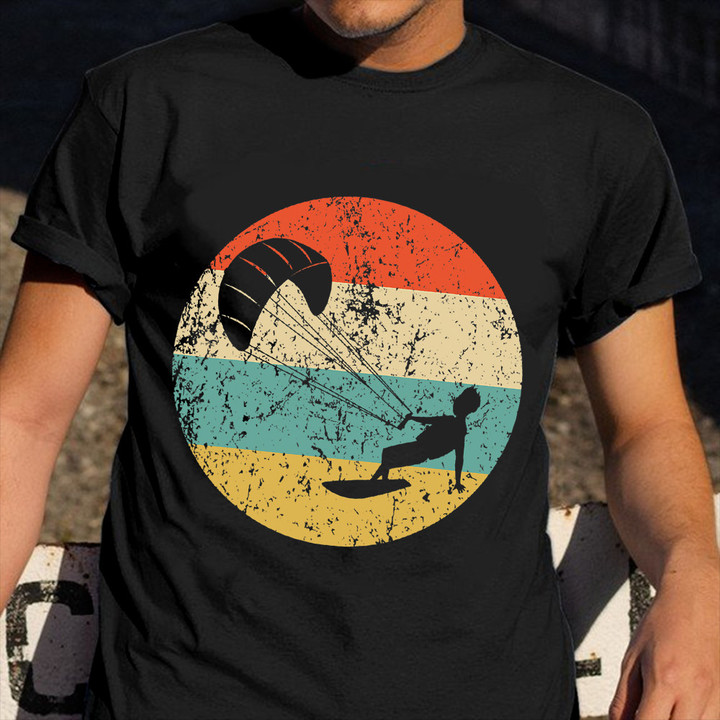 Kite Surfing Shirt Vintage Retro Kite Surfer T-Shirt Cousin Gift Ideas