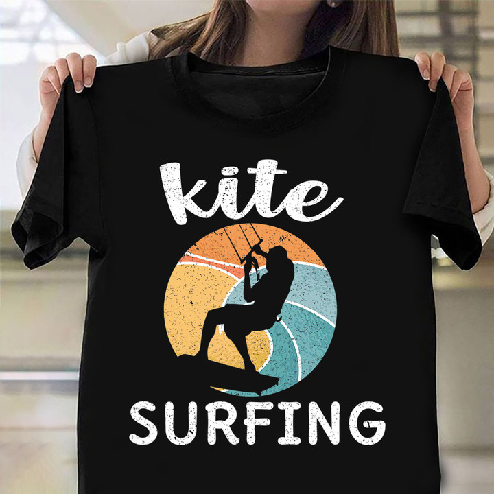 Kite Surfing Shirt Surfer Graphic Tees Male Birthday Present Ideas