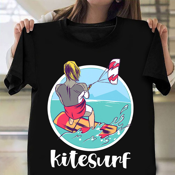 Kitesurf Shirt Mens Womens Surfer Clothing Gifts For Sports Enthusiasts