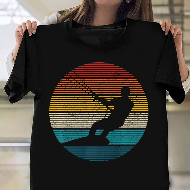 Kitesurfing T-Shirt Kite Surfer Vintage Shirts Men Gifts For Younger Brother