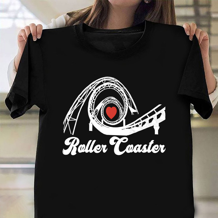 Roller Coasters Shirt Game Themed Graphic Apparel Gifts For Roller Coaster Lovers