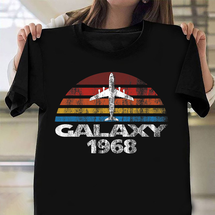 Lockheed C-5 Galaxy Shirt Military Transport Aircraft Vintage Tees Men