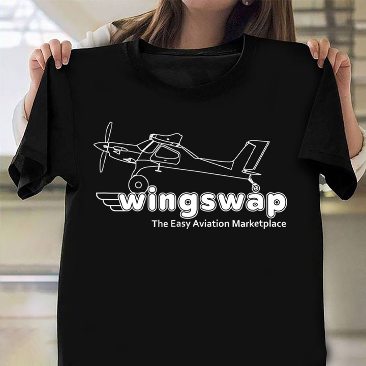 Wingswap The Easy Aviation Marketplace Shirt Draco Bush Plane Vintage Tee Gift