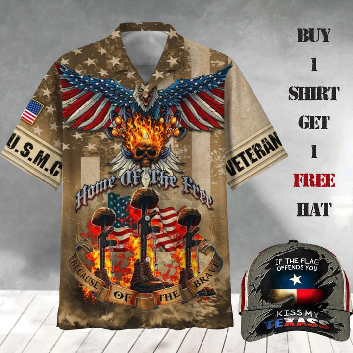 USMC Veteran Hawaii Shirt Remembrance Military Merchandise