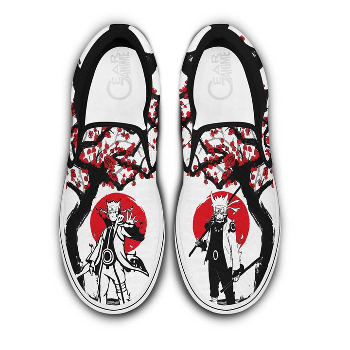 Uzumaki Bijuu Slip On Sneakers Custom Japan Style Anime Shoes - 1 - GearAnime