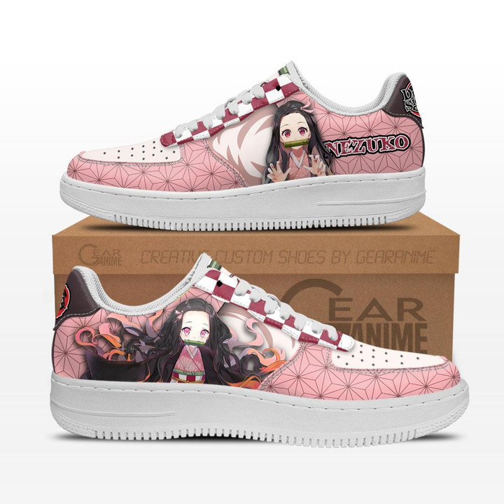Kamado Nezuko Air Sneakers Custom Anime Demon Slayer Shoes - 1 - GearAnime
