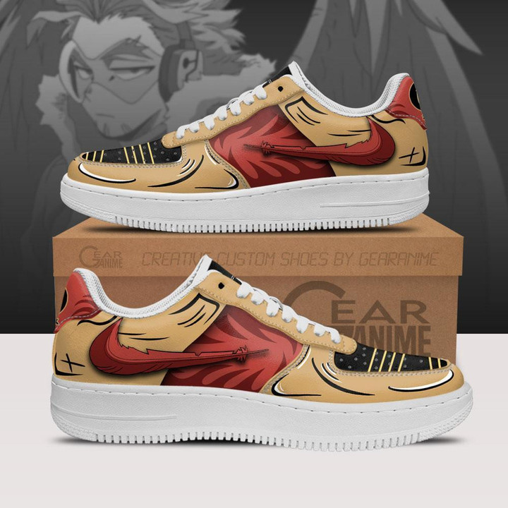 Keigo Takami Air Sneakers Custom Hawks My Hero Academia Anime Shoes Shoes - 1 - GearAnime