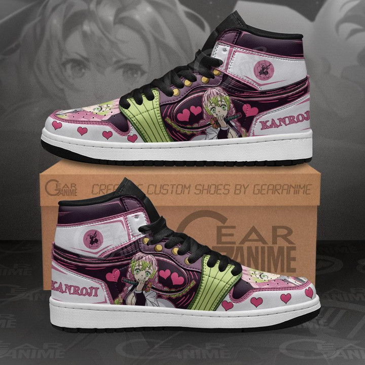 Mitsuri Kanroji Sneakers Love Hashira Demon Slayer Anime Shoes - 1 - GearAnime